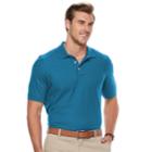 Big & Tall Croft & Barrow&reg; Classic-fit Easy-care Performance Pique Polo, Men's, Size: L Tall, Brt Blue