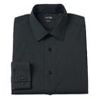 Men's Apt. 9 Slim-fit Patterned Dress Shirt, Size: 15.5-32/33, Black