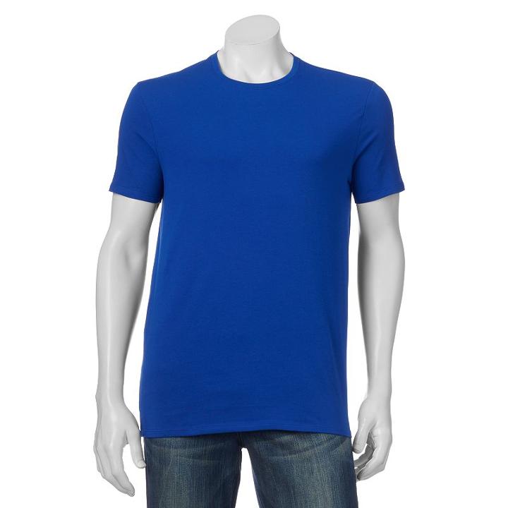 Men's Apt. 9 Solid Tee, Size: Large, Blue