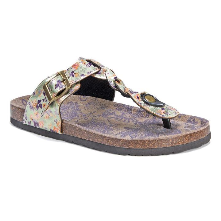 Muk Luks Marsha Women's Sandals, Girl's, Size: 9, Multicolor