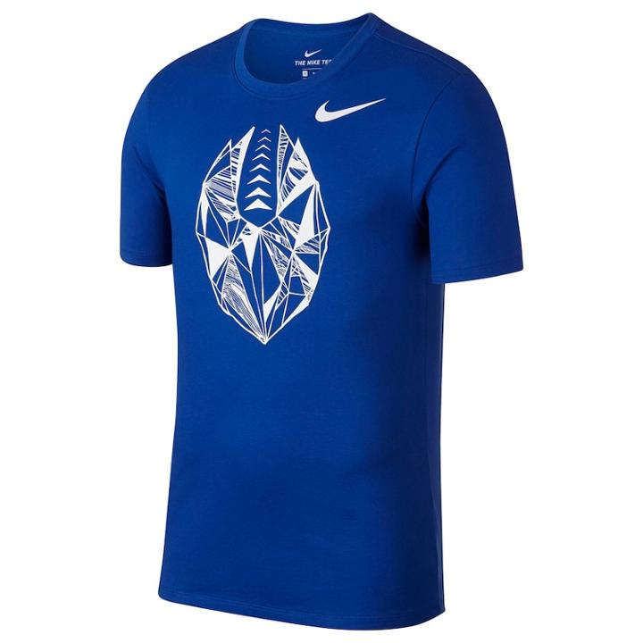 Men's Nike Football Dri-fit Tee, Size: Small, Blue