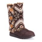 Muk Luks Andrea Women's Reversible Boots, Size: 7, Brown