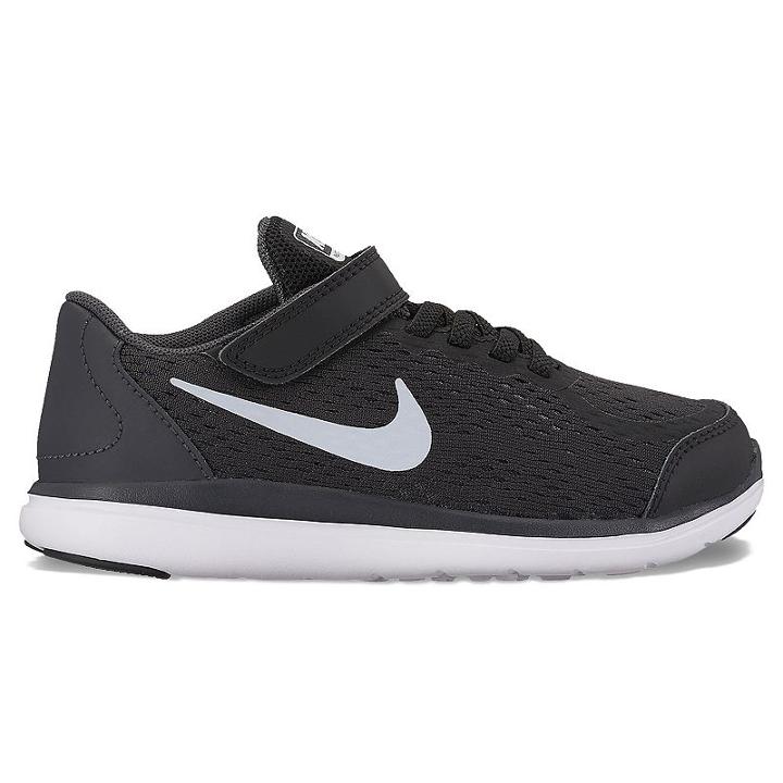 Nike Flex Run 2017 Preschool Boys' Sneakers, Boy's, Size: 2, Black