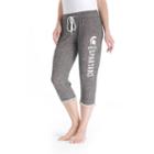 Women's College Concepts Michigan State Spartans Turf Knit Capris, Size: Large, Grey Other