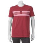 Men's Sonoma Goods For Life&trade; Classic-fit Slubbed Henley, Size: Xl, Red