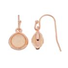 Lc Lauren Conrad Pink Nickel Free Teardrop Earrings, Women's