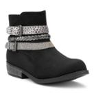 So&reg; Blaine Girls' Ankle Boots, Size: 3, Black