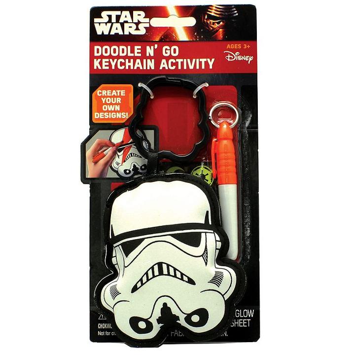 Star Wars: Episode Vii The Force Awakens Doodle N' Go Stormtrooper Keychain Activity, Kids Unisex, Multicolor