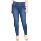 Plus Size Gloria Vanderbilt Curvy Fit Skinny Jeans, Women's, Size: 18 W, Med Blue