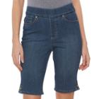 Women's Gloria Vanderbilt Avery Pull-on Bermuda Shorts, Size: 10, Med Blue