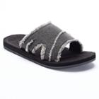 Vintage Stone Men's Slide Sandals, Size: Medium, Black