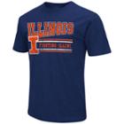 Men's Campus Heritage Illinois Fighting Illini Vintage Tee, Size: Xxl, Med Orange