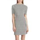 Women's Chaps Houndstooth Jacquard Shift Dress, Size: 4, Black