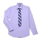 Boys 4-20 Chaps Dress Shirt & Tie Set, Boy's, Size: 10, Med Purple