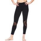 Women's Gaiam Stripe Mesh High-waisted Leggings, Size: Small, Oxford