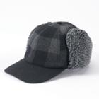 Men's Urban Pipeline&reg; Buffalo Check Earflap Baseball Hat, Size: S/m, Grey