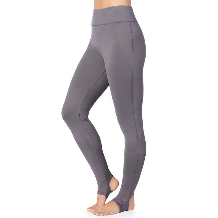 Women's Cuddl Duds Far-infrared Enhance Leggings, Size: Xl, Med Grey