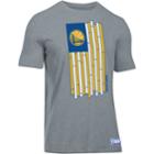 Men's Under Armour Golden State Warriors Court Flag Tee, Size: Small, Gray