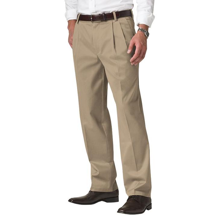 Big & Tall Dockers&reg; D3 Classic-fit Signature Khaki Pleated Pants, Men's, Size: 60x32, Lt Brown