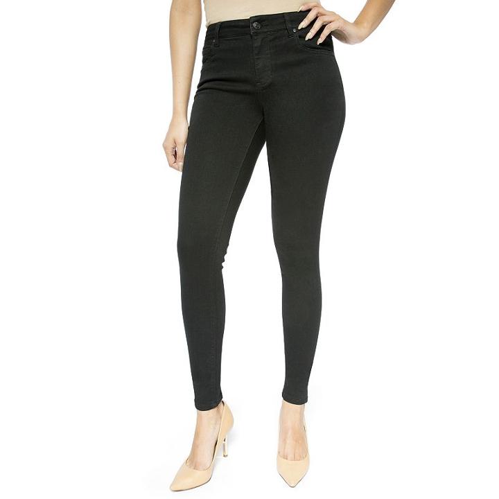 Juniors' Crave Skinny Jeans, Girl's, Size: 13, Black