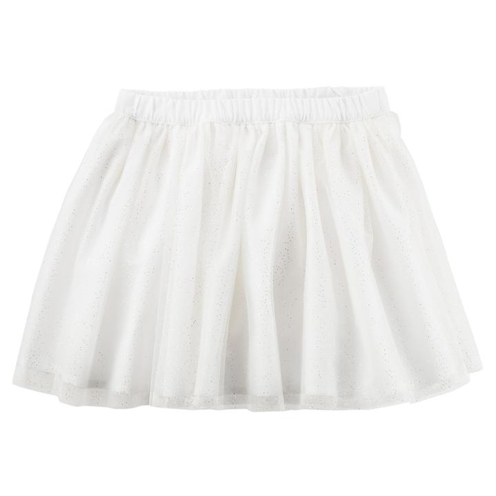 Girls 4-8 Carter's White Tutu Skirt, Size: 5