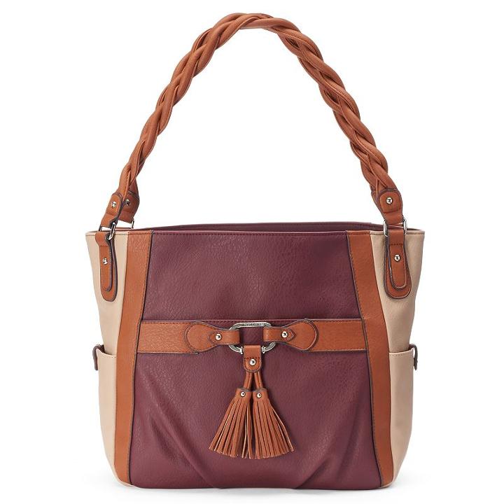 Rosetti Sass N' Tass Tassel Tote, Women's, Dark Red