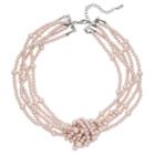 Simply Vera Vera Wang Pink Simulated Pearl Knot Necklace, Women's, Light Pink