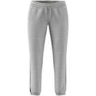 Women's Adidas 3-stripes Tapered Ankle Pants, Size: Medium, Med Grey