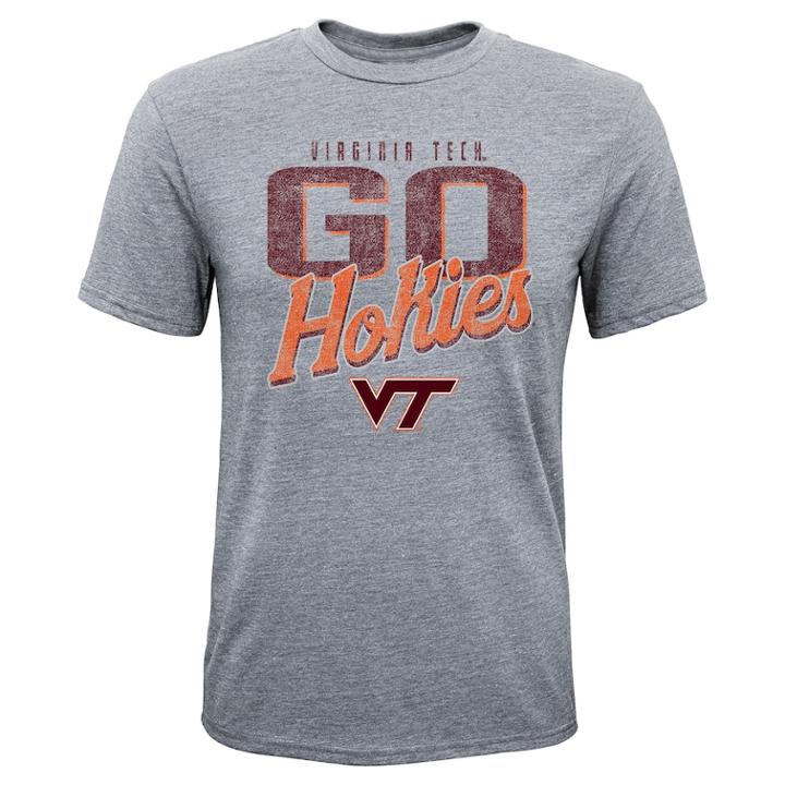 Boys 8-20 Virginia Tech Hokies Rally Anthem Tee, Size: L 14-16, Grey