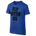Boys 8-20 Nike Fly With Us Tee, Boy's, Size: Small, Blue Other