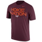 Men's Nike Virginia Tech Hokies Authentic Legend Tee, Size: Small, Red