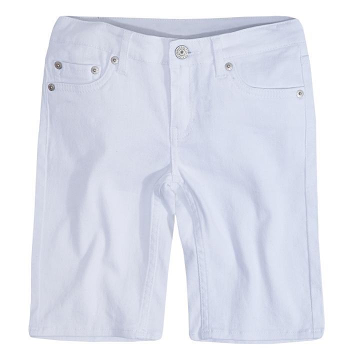 Girls 7-16 Levi's Seaside Bermuda Shorts, Size: 14, White