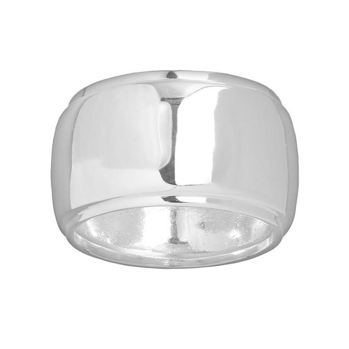 Silver Plated Ring, Women's, Size: 7, Grey