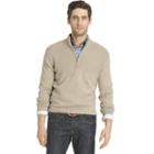 Men's Izod Hyannis Classic-fit Quarter-zip Sweater, Size: Small, Med Beige