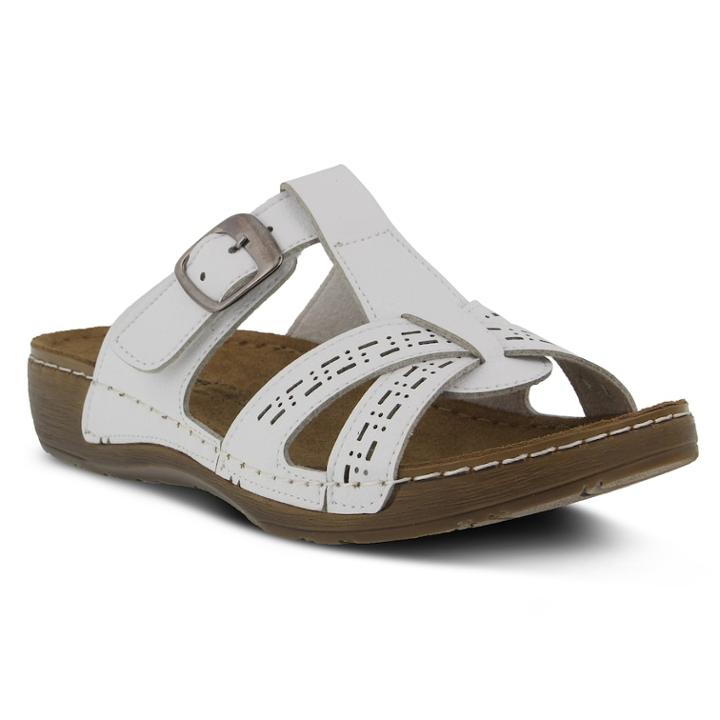Flexus By Spring Step Nery Women's Slide Sandals, Size: 40, White