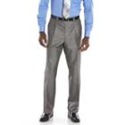 Men's Steve Harvey Classic-fit Gray Plaid Pleated Suit Pants, Size: 40x34, Grey