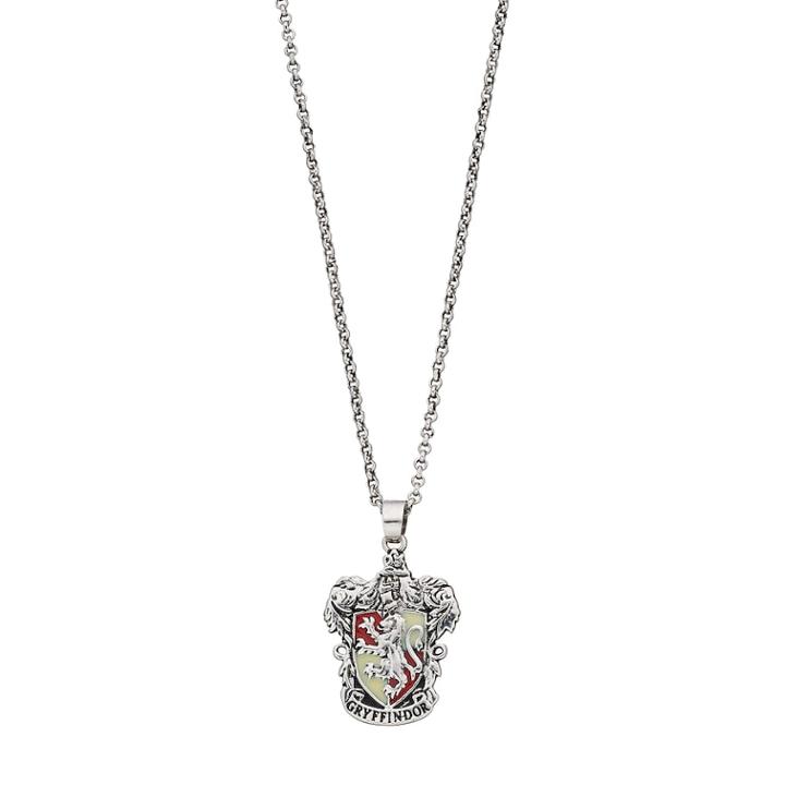Harry Potter Gryffindor Crest Pendant Necklace, Women's, Silver