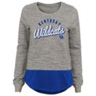 Women's Kentucky Wildcats Mock-layer Tee, Size: Small, Grey