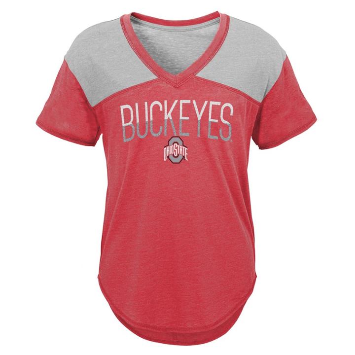 Juniors' Ohio State Buckeyes Traditional Tee, Teens, Size: Xl, Red