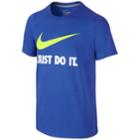 Boys 8-20 Nike Just Do It Swoosh Graphic Tee, Size: Xl, Blue