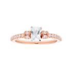 14k Gold Emerald Cut 3/4 Carat T.w. Igl Certified Diamond Engagement Ring, Women's, Size: 7, White