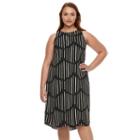 Plus Size Apt. 9&reg; Highneck Sleeveless Dress, Women's, Size: 1xl, Black