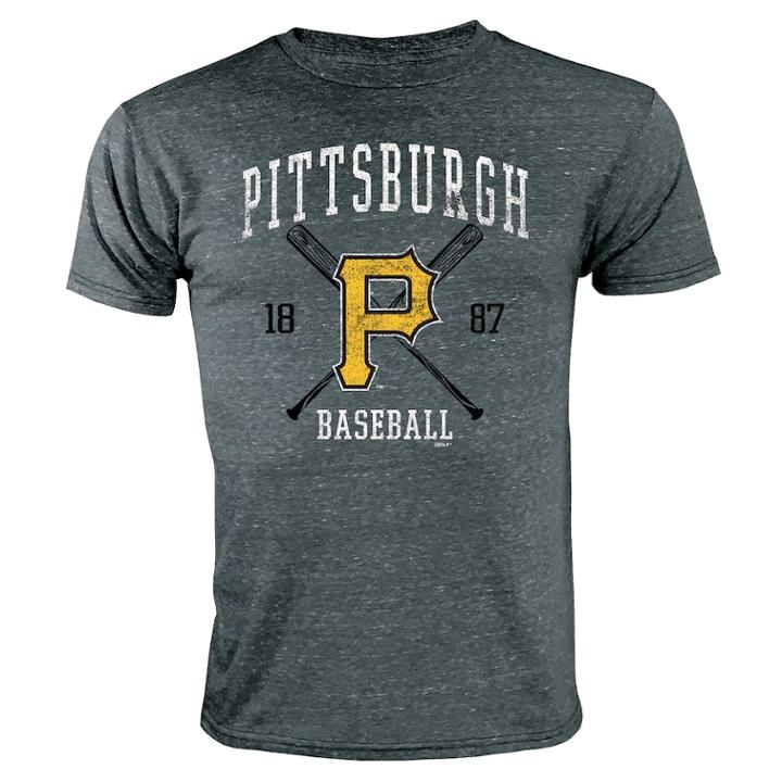 Boys 8-20 Pittsburgh Pirates Stitches Printed Tee, Size: L 14-16, Black