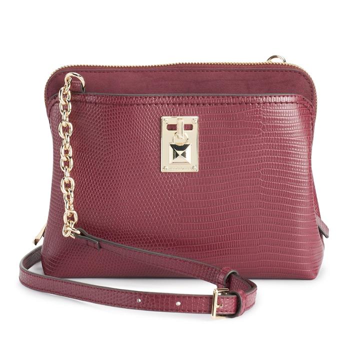 Jennifer Lopez Kaia Mini Crossbody Bag, Women's, Dark Red