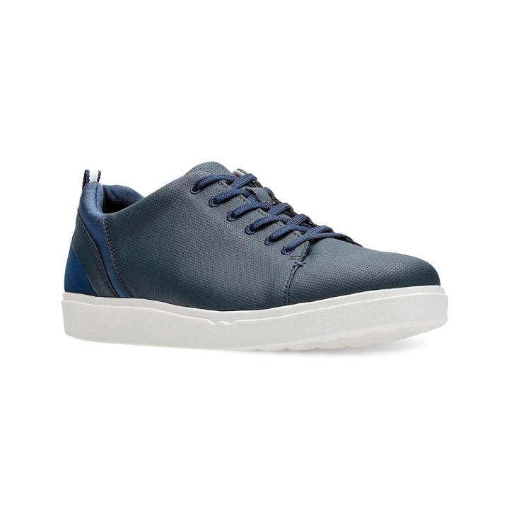 Clarks Step Verve Lo Men's Sneakers, Size: Medium (10.5), Dark Blue