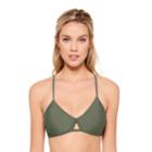 Juniors' Hot Water X-back Bikini Top, Women's, Size: Large, Green