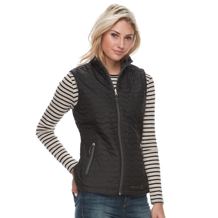 Women's Free Country Reversible Vest, Size: Xxl, Black