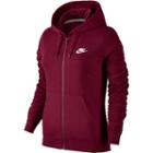 Women's Nike Full-zip Fleece Hoodie, Size: Medium, Brt Red