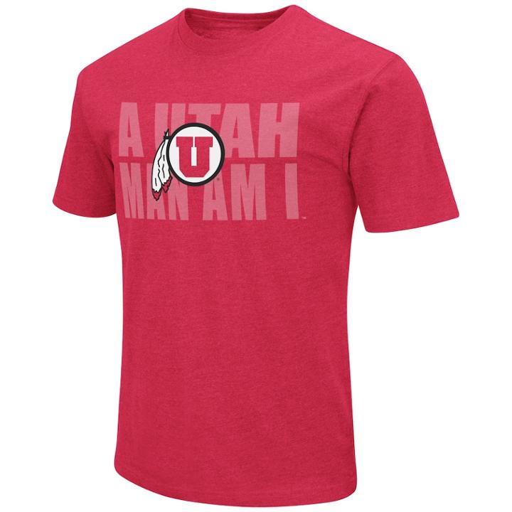 Men's Utah Utes Motto Tee, Size: Xxl, Med Red