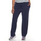 Plus Size Tek Gear&reg; Microfleece Pants, Women's, Size: 2xl, Dark Blue